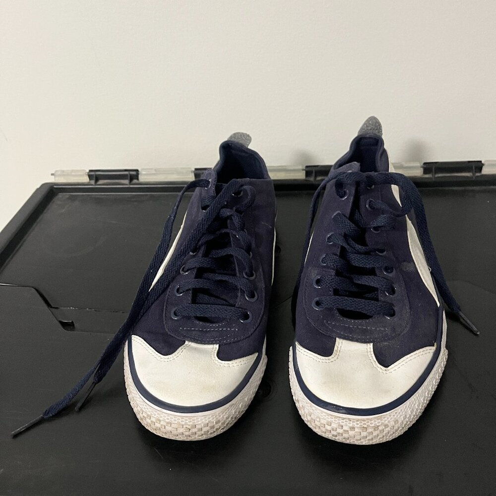 PUMA Men's 917 Fun Casual Sneakers Navy Blue/White US Size 7.5 EUC